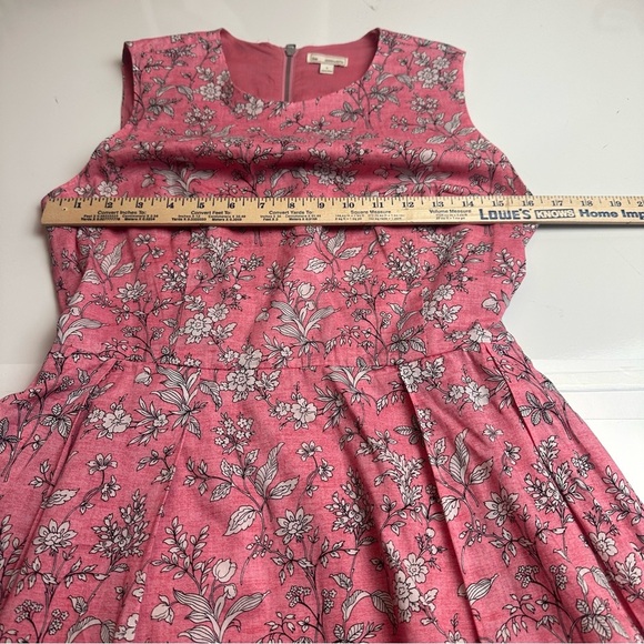 GAP Pink A-Line Sundress Sleeveless Crew Neck with pockets - Picture 4 of 8